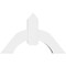 Ekena Millwork Archdale Architectural Grade PVC Gable Bracket, 36"W x 22 1/2"H x 6"D x 6"F, 15/12 Pitch GBP036X23X0606ARC00 - alternate 5